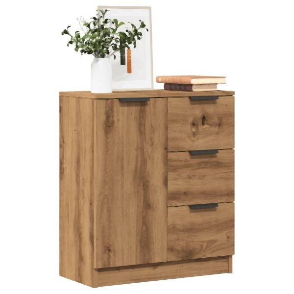 vidaXL Sideboard Artisan-Eiche 60x30x70 cm Holzwerkstoff, 856837
