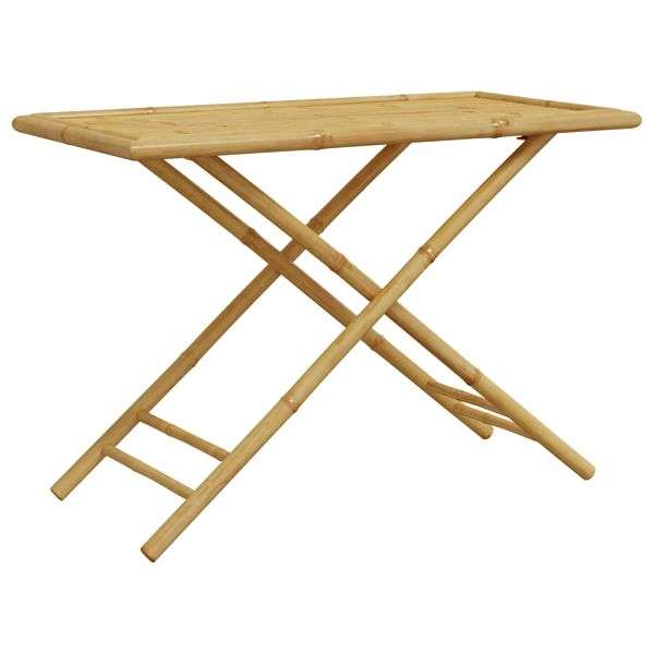 vidaXL 5-tlg. Bistro-Set Klappbar mit Dunkelgrauen Kissen Bambus 3208936  gnstig versandkostenfrei online kaufen: groe Auswahl gnstige Preise |  PROFISHOP.de