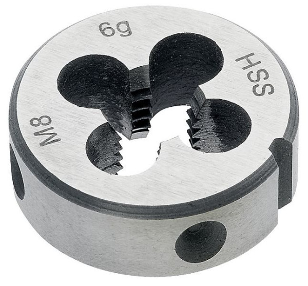 Kraftwerk Schneideisen DIN 223 Ø 25 mm M8, rund, hohe Schnittleistung, 26080