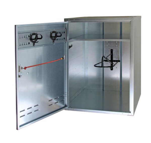 Growi Westernsattelschrank (HxTxB): 106 x 75 x 75 cm, Zylinderschloss, Westernsattelhalter, 10050160