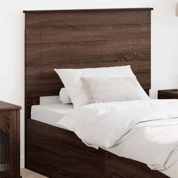vidaXL Kopfteil Braun Eichen-Optik 100 cm Holzwerkstoff, 887711
