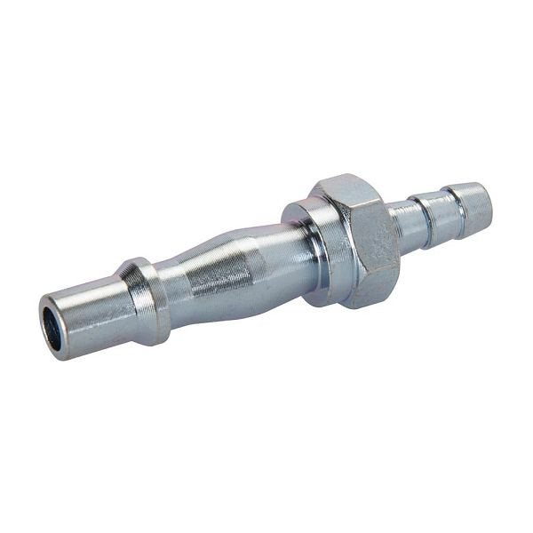 Silverline Bajonett-Druckluft-Schnellverbinder mit Schlauchnippel, Doppelpackung, 8-mm-Schlauchnippel, 675137