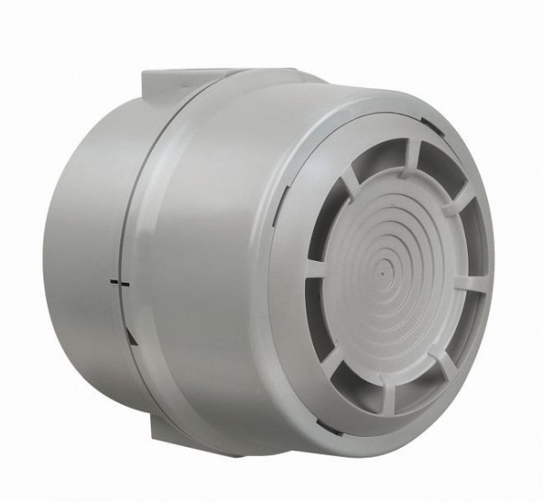 WERMA Mehrtonsirene Wandmontage 32 Töne 230VAC GY- grau, 190.000.68