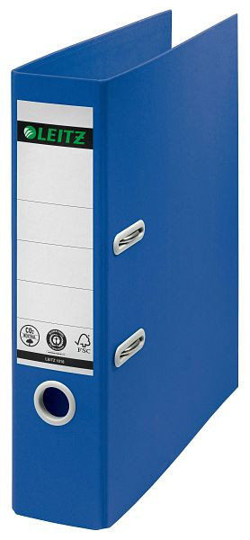 LEITZ 1018 Qualitäts-Ordner Recycle 180°, A4, 80 mm, klimaneutral, blau, 1018-00-35
