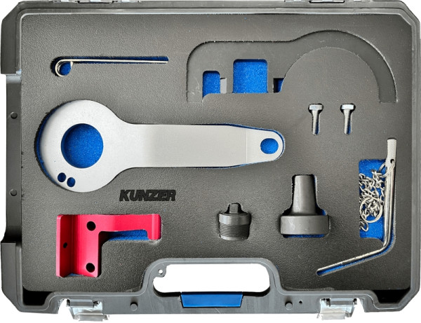 Kunzer Motor-Einstellwerkzeugsatz BMW / MINI Für Reparaturarbeiten an 1.5- und 2.0-Liter- Dieselmotoren, 77M112