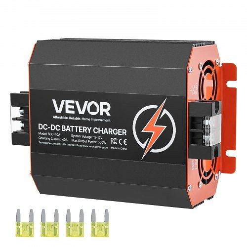 VEVOR 12V 40A DC/DC-Batterieladegerät, 500W, für Blei-Säure-, Lithium-, AGM-, GEL- und Nassbatterien, Wohnmobile, Boote, ZLDZLDDYSRCDCJ0ZKV9