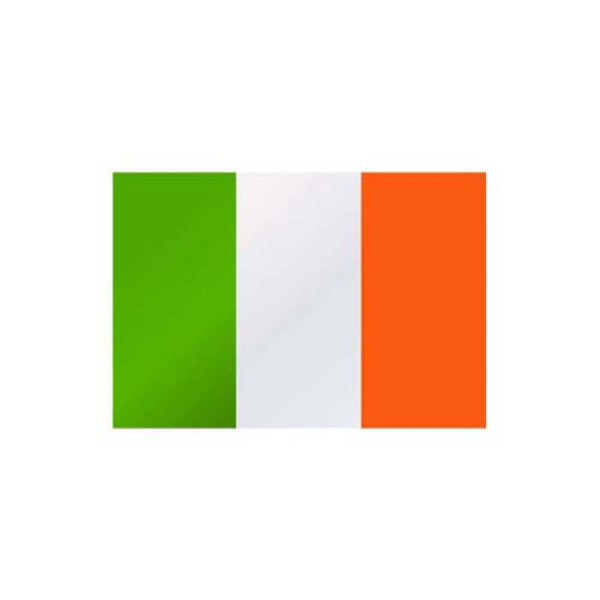 Stein HGS Länderflagge Irland, 400 x 150 cm (Hochformat), mit Kunststoff-Karabiner, FlagTop 160 g/m², für Fahnenmasten ab 8 m, mit Hohlsaum für Ø 4 cm Ausleger, 26989