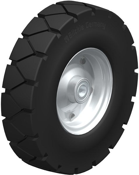 Blickle VLE 460/30-90K Rad aus Super-Elastik-Vollgummi, Schwarz, 264085