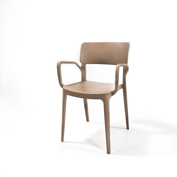 Feros Wing Armchair Sand Beige Stapelstuhl Kunststoff, 50923