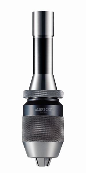 ALBRECHT Selbstspannendes Bohrfutter mit integriertem Aufnahmeschaft, R8 Bridgeport, 1 - 13 mm, 100 0130 R08 0