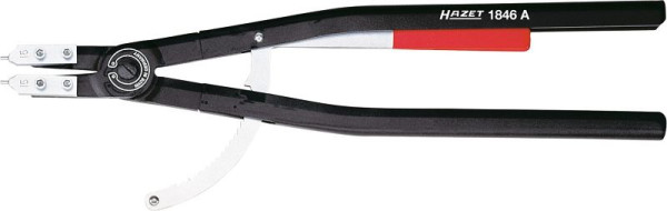 Hazet Zange für Sicherungsringe, Oberfläche: pulverbeschichtet, Länge: 545 mm, Ersatzteil: 1846B-05/2, 1846A-05/2, Zubehör: 1846A-05/2, 1846B-05/2, 1846A-5