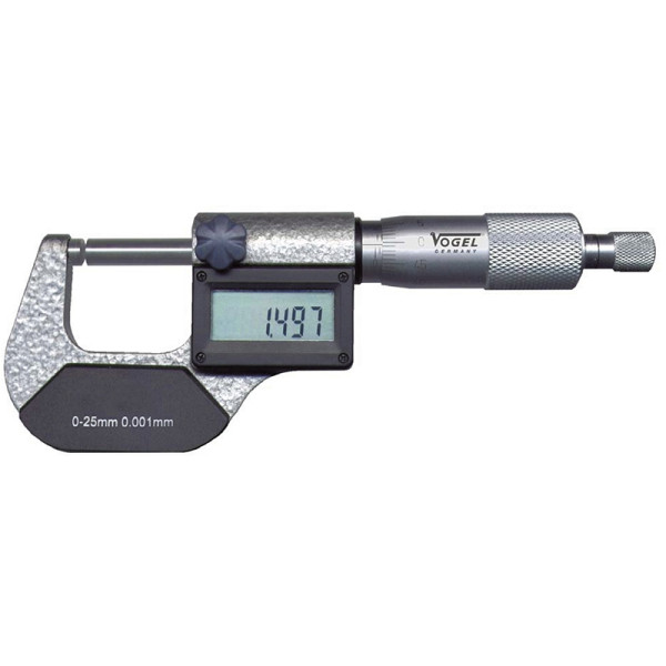 Vogel Germany Elektronik Digital-Messschraube, 0-25 mm / 0-1 inch, 231088