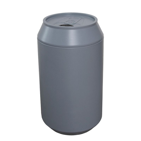 STEIN HGS Plastikmülleimer, CANman, grau, Kunststoff, 83816.0001