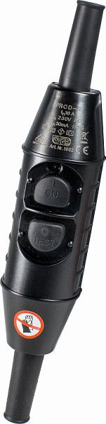 as-Schwabe PRCD-S Personenschutz- Zwischensschalter, 230V 16A 30mA IP55, 45305