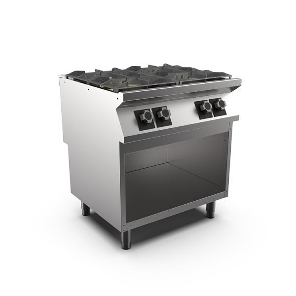 Mareno M1-900 Gaskocher 4 Brenner, 80cm, 800(B)x920(T)x900(H)mm, PC98GG, 191.104