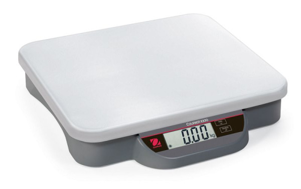 OHAUS Versandwaage i-C12P75 EU, Wägekapazität 75 kg, Ablesbarkeit beim Wiegen 50 g, Plattformgröße: 280 x 316 mm, 30820354