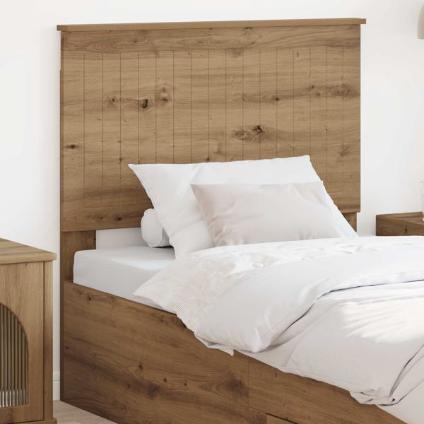 vidaXL Kopfteil mit Kopfteil Artisan-Eiche 90 cm Holzwerkstoff, 887812