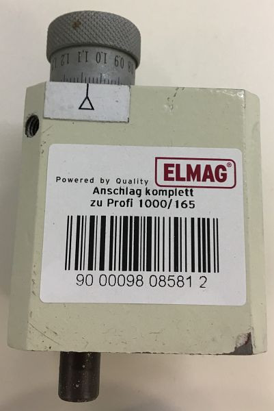 ELMAG Anschlag komplett, zu Profi 1000/165, 9808581, 9000098085812