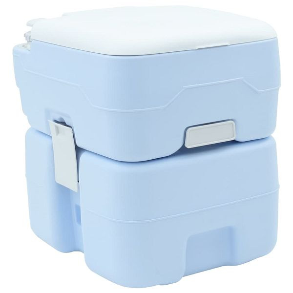 vidaXL Camping-Toilette Blau 41,5 x 36,5 x 42 cm, 42001436