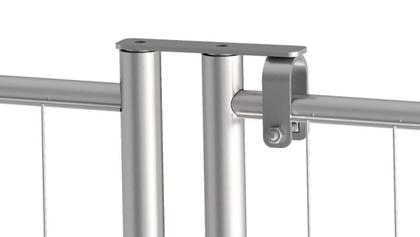 Schake Drehgelenk für Bauzauntore, verzinkt, 3B115-1, 4250384703653