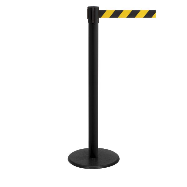 Stein HGS Personenleitsystem -P-Line Famous-, schwarz, schwarz/gelb diagonal (schraffiert), mit Sicherheitsverschluss (selbstlösend), Gurtlänge: 2,3 m, 12803-1703