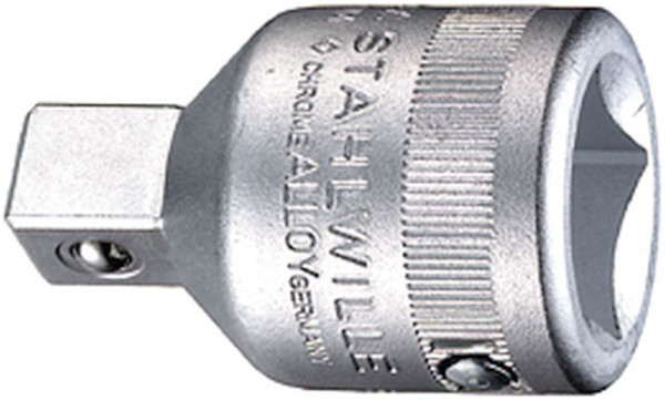 STAHLWILLE Reduzierstück Nr.568 20 mm (3/4") 3/4" Innen-4kant zu 1/2" Außenvierkant Länge 55 mm, 15030003