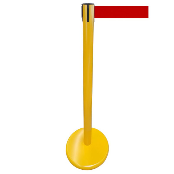 Stein HGS Personenleitsystem -P-LINE Future-, Metall/ gelb, rot, mit Gurtendstück (Standard), Gurtlänge: 2,3 m, 12795-0102