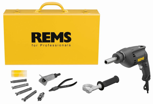 REMS Hurrican Rohraushalser-Set 12-15-18-22 Elektrischer Rohraushalser, 151000 R220