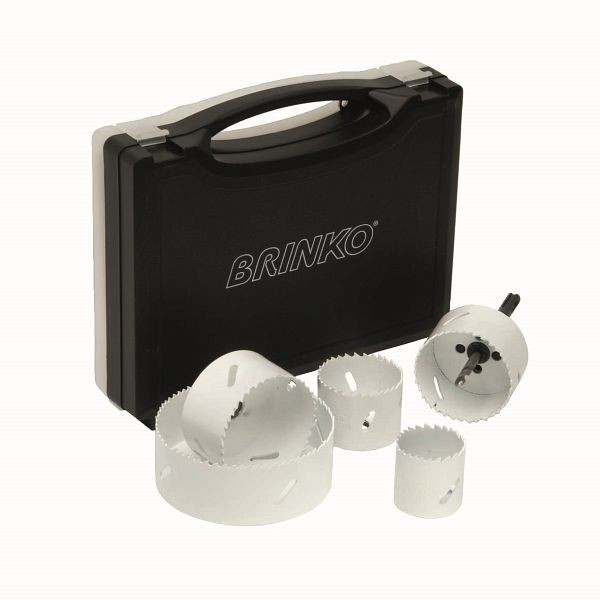 BRINKO HSS-Bi-Metall Lochsägen-Set, Sanitär, Werkzeugset, 1384