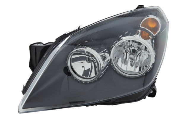 HELLA Halogen-Hauptscheinwerfer, für u.a. Opel Astra H (A04), schwarz, ECE, für Rechtsverkehr, links, 1EG 270 370-311