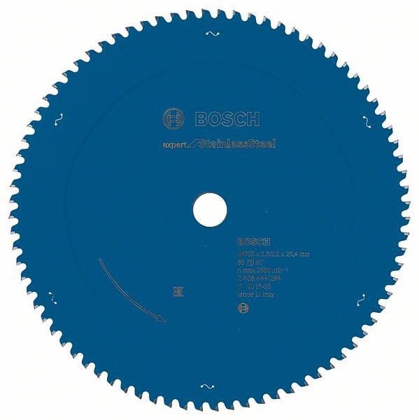 Bosch Kreissägeblatt Expert for Stainless Steel, 305 x 25,4 x 2,5 x 80, 2608644284