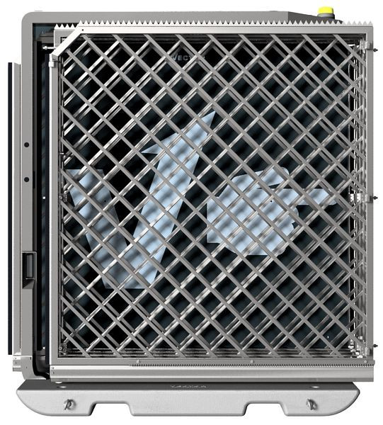 SCHAKE-VECTOR Faltbares Schiebetor V-Gate, verzinkt, ohne Zutrittskontrolle, ohne Zaunanbindung, mit Lichtschranke, VPST22VOO0197