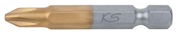KS Tools 1/4" TiN Bit, 50mm, PH3, VE: 5 Stück, 911.2647
