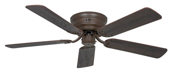 CasaFan Deckenventilator Classic Flat 132-III Lack bronze-Altholz Eiche/Eiche kolonial, 5132371