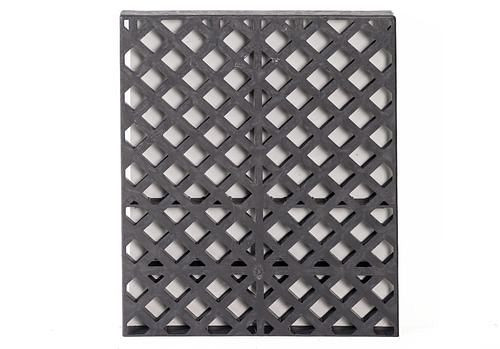 DENIOS PE-Gitterrost-Set, für Regalwanne aus Polyethylen (PE), 1235 x 1235 x 350 mm, 291766