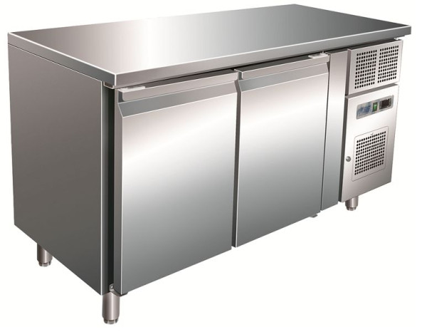 KBS Kühltisch KT 210, CNS mit 2 Türen (GN 1/1), Außenmaterial: CNS, 343211