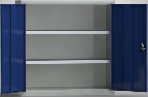 KLW Universalschrank 1000x1000x430mm, abschließbare Flügeltüren, 2 verzinkte Fachböden (80 kg Traglast, alle 20mm verstellbar), 7FN-NF1000TD-0204XRB
