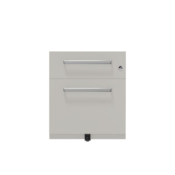 Bisley Rollcontainer Note™, 2 Schubladen, Tiefe 565 mm, Designgriff, 667 york, NWH59M7SF667