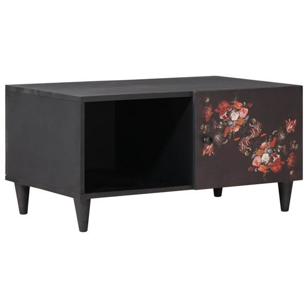 vidaXL Couchtisch Mehrfarbig 80 x 50 x 40 cm Massivholz Mango, 4018704