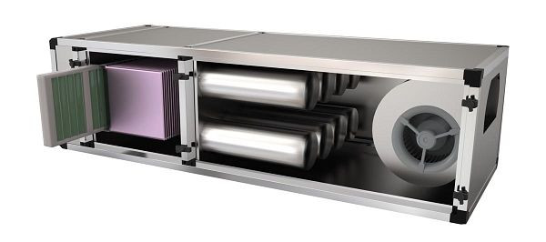 CombiSteel Abluftreinigungsanlage Komplett 4800M3, Breite (mm): 2050, 7052.0010