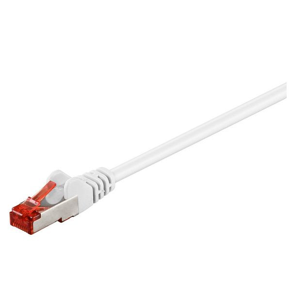 Dönges Patchkabel Cat. 6, 2x RJ45 mit S/FTP, 0,5 m, weiß, 106431
