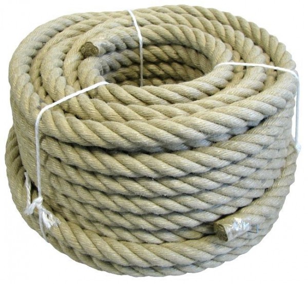 Dörner + Helmer Polypropylen (Syntex) Seil, gedreht (Ring) 4-schäftig, orange, 20 mm, Tragkraft 375 kg, 25 m, 190330
