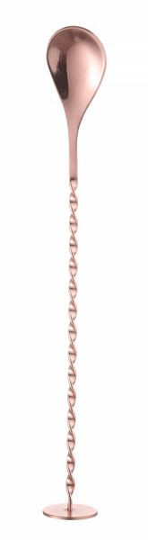 Bar up Barlöffel mit Stößel Kupfer, 280x35mm, poliert, 596579