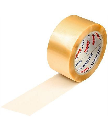 monta Klebeband monta 201, geprägt, transparent, VE: 36 Rollen, 299536