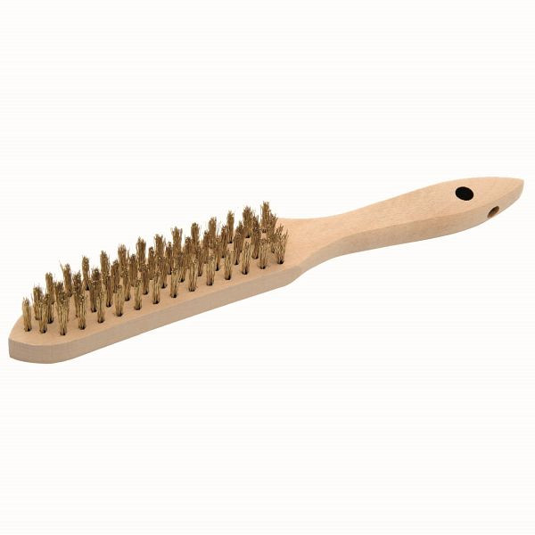 BRINKO Kratzbürste Messing, 4 Reihen, 1708-1/4, 4024184170881