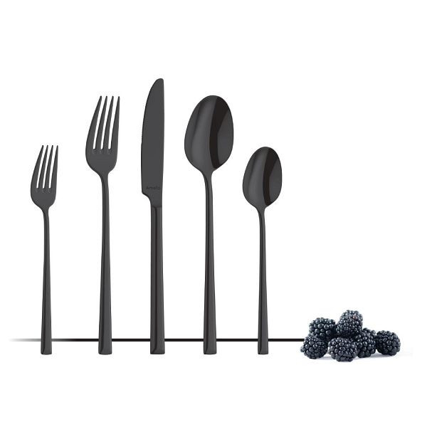 Amefa Metropole Dessertmesser schwarz PVD(12 Stück), DX693