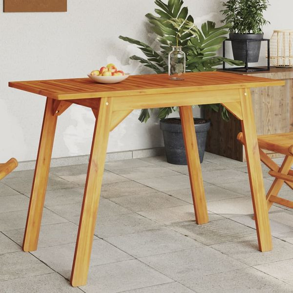 vidaXL Garten-Esstisch 110x56x75 cm Massivholz Akazie, 366372