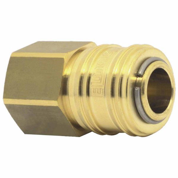 ELMAG Kupplung, Innengewinde 1/4', Messing, 46009, 9004853460098