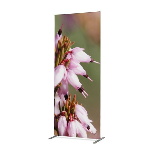 Showdown Displays Textil Raumteiler Deko 100-200 Pinke Blume Erica, ZBSLIM100-200-DSI5