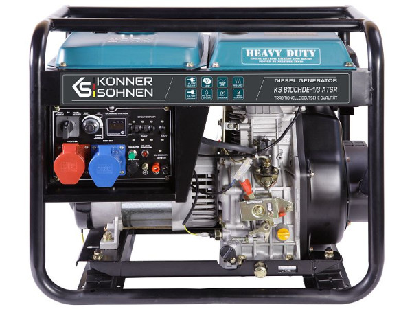Könner & Söhnen Diesel-Generator (EURO V), 230, 6.5 kW, KS 8100HDE